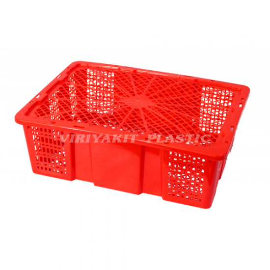 ตะกร้าผลไม้มีฝาปิด - บริษัท วิริยะกิจอุตสาหกรรมพลาสติก จำกัด - ตะกร้าผลไม้มีฝาปิด  ลังโปร่ง  ลังพลาสติก  ลังผลไม้  ตะกร้าผลไม้  ลังอุตสาหกรรม 